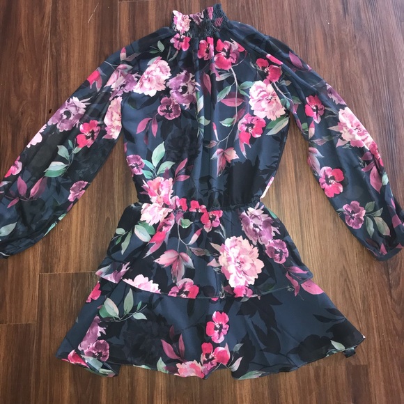 Yumi Kim floral layered mini dress - Picture 1 of 3